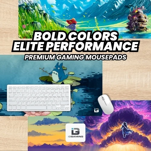 IDGaming high quality gaming mousepads